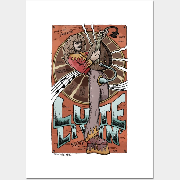 Lute Lifestyle! Wall Art by Froobius
